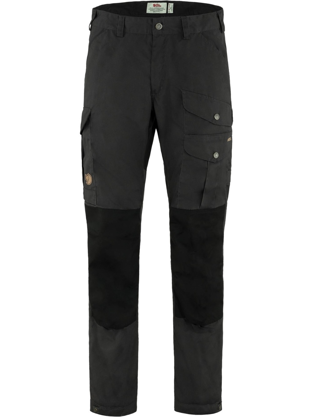 Fjallraven Vidda Pro Trousers Pants Regular Mens 30x31 Dark Gray Black Hiking